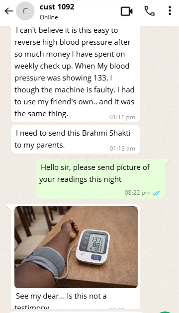 Brahmi Shakti Customer Testimonial 3